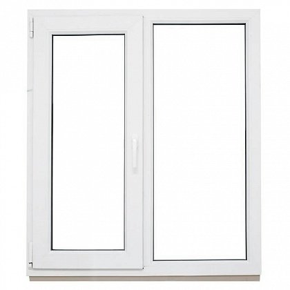 Двухстворчатое окно ПВХ 1200х1400 REHAU BLITZ цена - 16398 руб.