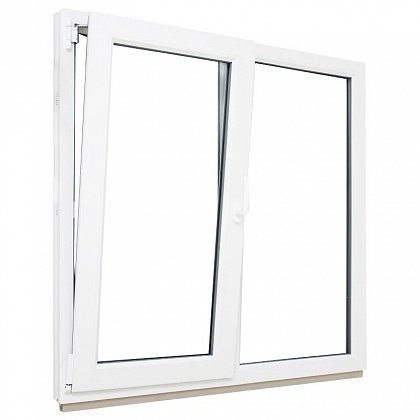 Двухстворчатое окно ПВХ 1400х1400 REHAU BLITZ цена - 18907 руб.