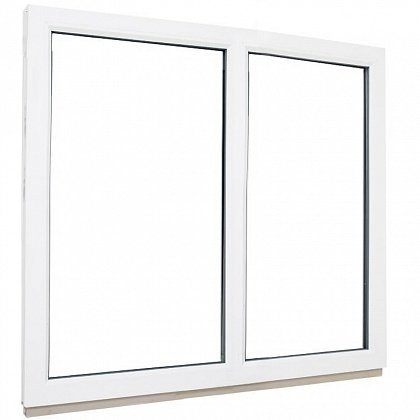 Двухстворчатое окно ПВХ 1400х1400 REHAU BLITZ цена - 13274 руб.