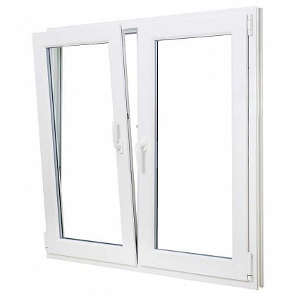 Двухстворчатое окно ПВХ 1400х1400 REHAU BLITZ цена - 23480 руб.