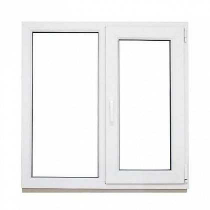 Двухстворчатое окно ПВХ 1200х1200 REHAU BLITZ цена - 14775 руб.