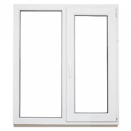 двухстворчатое окно ПВХ 1200х1400 REHAU BLITZ цена - 16398 руб.