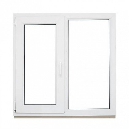 Двухстворчатое окно ПВХ 1200х1200 REHAU BLITZ цена - 14775 руб.