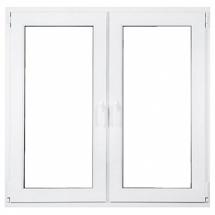 Двухстворчатое окно ПВХ 1400х1400 REHAU BLITZ цена - 22420 руб.