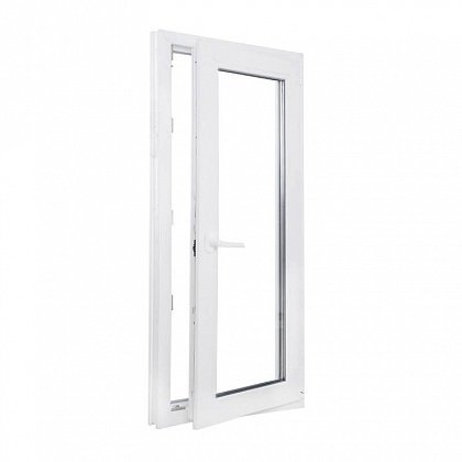 Одностворчатое окно ПВХ 600х1200 REHAU BLITZ цена - 9634 руб.