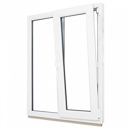 Двухстворчатое окно ПВХ 1200х1400 REHAU BLITZ цена - 17383 руб.