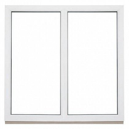 Двухстворчатое окно ПВХ 1400х1400 REHAU BLITZ цена - 13274 руб.