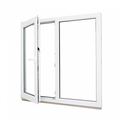 Двухстворчатое окно ПВХ 1200х1200 REHAU BLITZ цена - 15699 руб.